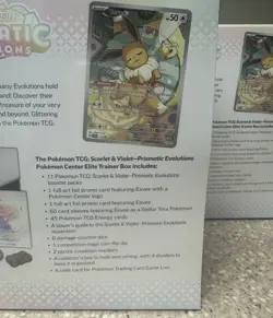 (1) Prismatic Evolutions Pokemon Center Elite Trainer Box Sealed. In Hand! - Image 2