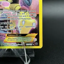 Alakazam EX Pokemon TCG Fates Collide 125/124 Full Art Secret Rare Umbreon Lugia - Image 4