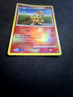 Pokemon Chimchar Reverse Holo Majestic Dawn Platinum Stamped 56/100 HP/MP - Image 5