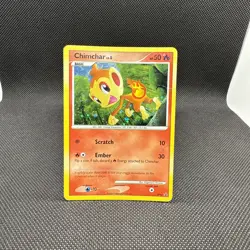 Chimchar LV8 DP02 Black Star Promo Holo Foil Pokemon Card TCG 2007 HP/DMG - Image 1