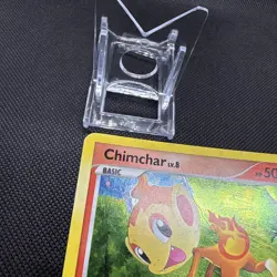 Chimchar LV8 DP02 Black Star Promo Holo Foil Pokemon Card TCG 2007 HP/DMG - Image 3