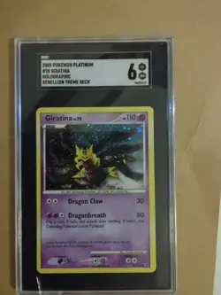 2009 POKEMON PLATINUM #28 GIRATINA HOLOGRAPHIC REBELLION THEME DECK SGC 6...SMAL - Image 1