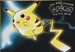 PIKACHU Promo Card #4 Kid's Pokemon The First Movie Excellent Shape 1999 - Image 3