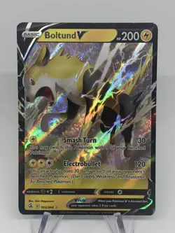 Pokemon TCG Boltund V Fusion Strike 103/264 Holo Ultra Rare - Image 1