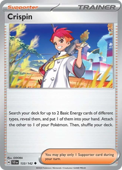 Crispin 133/142 Uncommon | Stellar Crown | Pokemon Card - Image 1