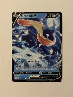 Greninja V 073/264 NON HOLO DECK EXCLUSIVE VARIANT Fusion Strike Pokemon NM E - Image 1