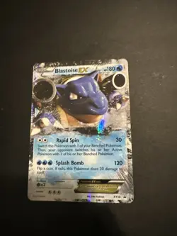 2014 Blastoise EX XY30 Black Star Promo Ultra Rare Holo Pokemon TCG MP - Image 1