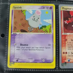 Pokemon Vintage Mixed Lot of Cards Holos Binder Page Magmar EX Etc - Image 4