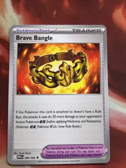 Brave Bangle 080/086 Sv: White Flare Regular Pokemon TCG NM - Image 1