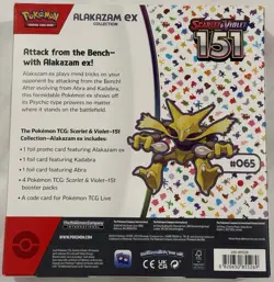 Alakazam EX Collection Box 151 Pokemon TCG NEW / SEALED - Image 2