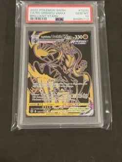 2022 Pokemon Brilliant Stars Urshifu Vmax #TG29 MINT PSA 10 - Image 1