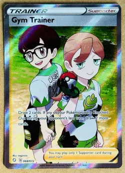 POKEMON SHINING FATES GYM TRAINER ULTRA RARE FULL ART HOLO 068/072 NM+ - Image 1