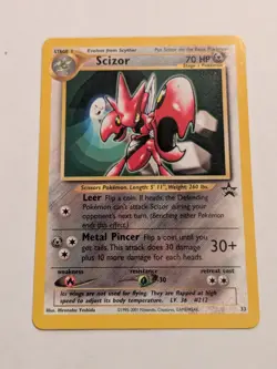 Pokemon Card Scizor Black Star Promo 33 Near Mint - Image 1