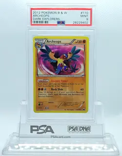 Pokemon DARK EXPLORERS ARCHEOPS #110 SECRET RARE HOLO FOIL PSA 9 MINT #28229402 - Image 1