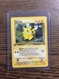 #60 Pikachu | 1st Edition | 1999 Pokemon TCG Fossil - Image 1
