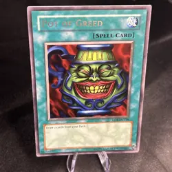 Yugioh Pot of Greed LOB-EN119 Worldwide Edition - Image 1