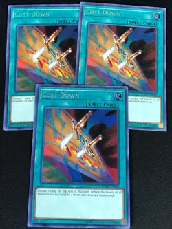 YUGIOH COST DOWN LCKC-EN040 SECRET X3(NM) - Image 1