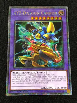 Yugioh XYZ Dragon Cannon MP24-EN011 1st Quarter Secret (NM) - Image 1