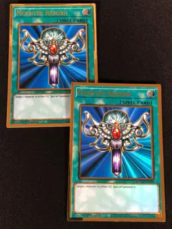 Yugioh Monster Reborn MAGO-EN045 1ST Gold x2 (NM) - Image 1