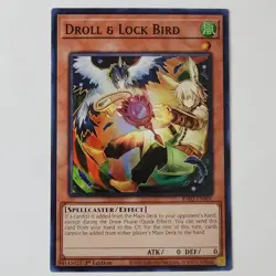 Droll & Lock Bird (Alt Art) - RA02-EN006 - Super Rare - NM - 1st ed - Yugioh - Image 1