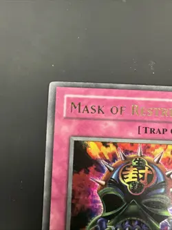 Yugioh Mask of Restrict LON-018 Unlimited Edition Ultra rare Lightly Played - Image 2