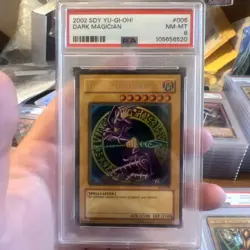 2002 Yu-Gi-Oh! Dark Magician SDY-006 Ultra Rare PSA 8 NM MT - Image 1