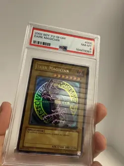 2002 Yu-Gi-Oh! Dark Magician SDY-006 Ultra Rare PSA 8 NM MT - Image 2