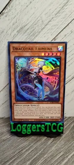 Yu-Gi-Oh! Dracotail Faimena / JUSH EN002 1st Edition NM - Image 1