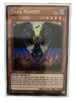 Yugioh Dark Honest LIVO-EN022 -Secret Rare-1st Ed NM - Image 1