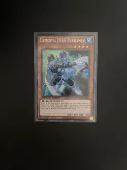 Yugioh Elemental HERO Bubbleman SGX2-ENA08 Secret Rare-1st Ed NM - Image 1