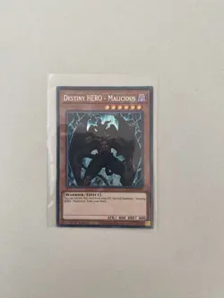Yugioh Destiny HERO - Malicious RA03-EN001 Secret Rare 1st Ed NM - Image 1