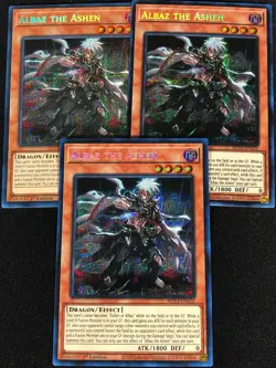 Yugioh Albaz The Ashen MP23-EN122 1ST SECRET x3 (NM) - Image 1