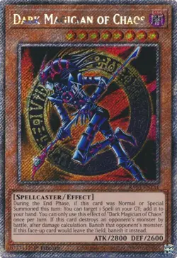 Yu-Gi-Oh! Dark Magician of Chaos RA03-EN134 Platinum Secret Rare - Image 1