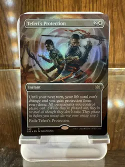 Teferi's Protection Borderless Foil | Double Masters 2022 | MTG | Near Mint ✨ - Image 1