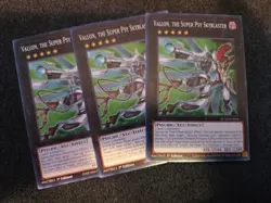 Yugioh! 3x Vallon, the Super Psy Skyblaster DUAD-EN048 In Hand - Image 1