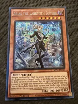 Arias the Labrynth Butler 1st Edition MP24-EN116 Prismatic Secret Rare Yu-Gi-Oh! - Image 1
