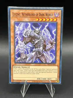 yugioh Lucent Netherlord Of Dark World Sr13-en005 Dark World 1st Edition Common - Image 1