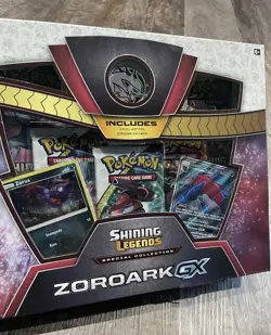 Pokemon TCG Shining Legends Collection Zoroark GX Box GX Card Sealed - Image 2