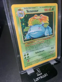Pokemon Venusaur Base Set Holo Card 15/102 Trading Card Game - Image 3