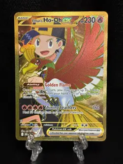 Pokemon TCG Ethan's Ho-Oh EX Card 239/182 Sv10: Destined Rivals NM English - Image 1