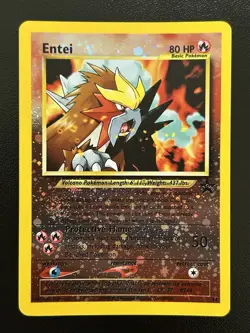 ENTEI Pokemon Card - WOTC - Black Star Promo - #34 - *SWIRL* - NM (A) - Image 1