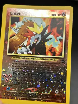 ENTEI Pokemon Card - WOTC - Black Star Promo - #34 - *SWIRL* - NM (A) - Image 4