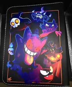 Pokemon Trading Card Binder Holder 50 Page 400 Pockets Gengar Ghost Pokemon - Image 3