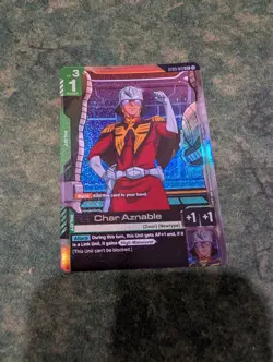 ST03-011 C+ Char Aznable - Starter Deck 03: Zeon's Rush Gundam TCG Card Game - Image 1