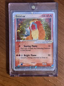 Entei EX 91/95 Team Magma vs Team Aqua Holo Pokemon Card TCG LP - Image 1