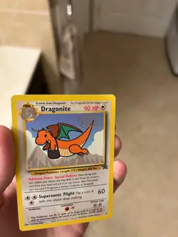 1999 POKEMON TCG DRAGONITE Movie Black Star Promo Card #5 LP Wotc Vintage - Image 4