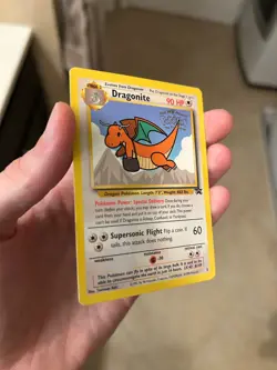 1999 POKEMON TCG DRAGONITE Movie Black Star Promo Card #5 LP Wotc Vintage - Image 5
