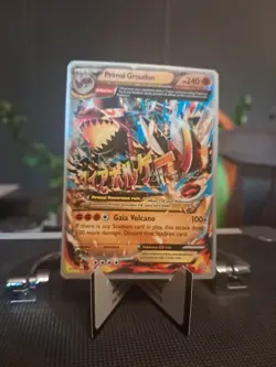Pokemon Card - Primal Groudon EX (Omega) XY Primal Clash 86/160 Ultra Rare Holo - Image 1