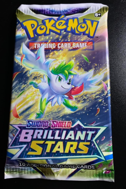 Pokemon Brilliant Stars Booster Pack - 10 Cards / Pack - Random Art - SEALED - Image 1