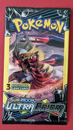 Pokemon Booster Pack Ultra Prism - 3 cards - Giratina - Factory Sealed - Image 1